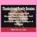 Fall Thanksgiving Event Flyer