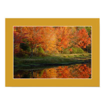 Fall & the river posters