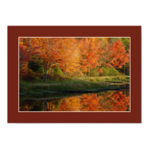 Fall & the river posters