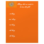 Fall Things Custom Letterhead