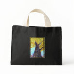 Fall Tree Aleph Black Bag