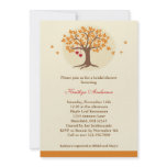 Fall Tree Bridal Shower Invitation