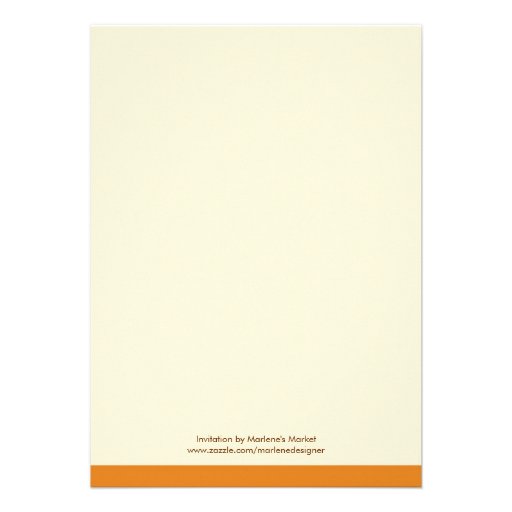 Fall Tree Bridal Shower Invitation