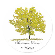 Fall tree stickers by MAPASUE Fall tree stickers