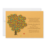 Fall Tree Thanksgiving Invitation