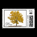 Fall Tree Wedding Postage