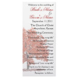 Fall tree Wedding Program Rack Cards