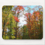 Fall Trees and Blue Sky Mousepad