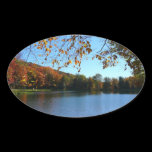 Fall Trees and Pond Sticker