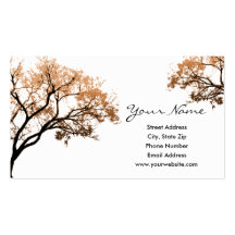 Fall Trees Business Cards