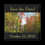 Fall Trees Save the Date Magnet