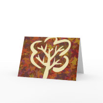 Fall Trees Series 1 Greeting Card cards