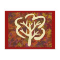 Fall Trees Series 1 Postcard by estjohn Fall Trees Series 1 Postcard