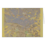 Fall water Thank you card
