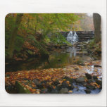 Fall Waterfall and Creek Mousepad