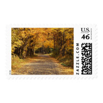 Fall Wedding Autumn Wedding Invitation Postage