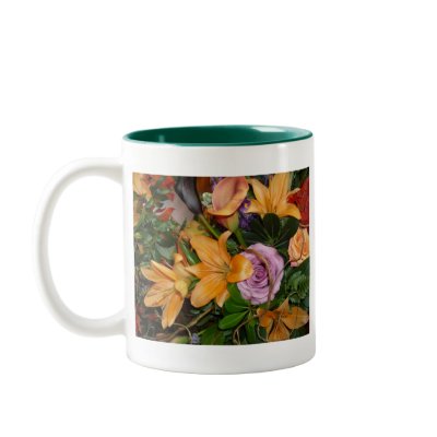 Fall Wedding Bouquet Coffee Mugs