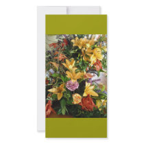 Fall Wedding Bouquet photo cards