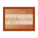 Fall Wedding Card postcards