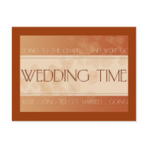Fall Wedding Card postcards by aslentz Fall Wedding Card postcards