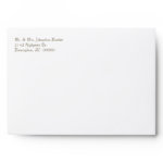 Fall Wedding Envelope