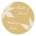 Fall Wedding Envelope Seal/Sticker by frugalbride Fall Wedding Envelope Seal/Sticker