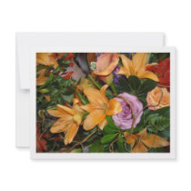 Fall Wedding Flowers invitations