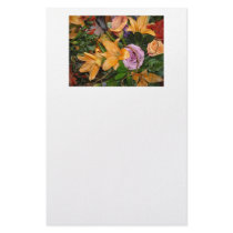 Fall Wedding Flowers stationery