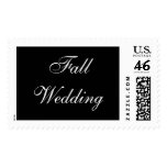 Fall Wedding Formal Postage Stamps