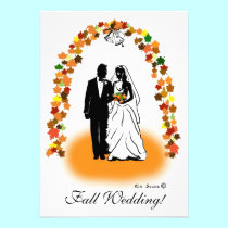 Fall Wedding - Invitation invitations