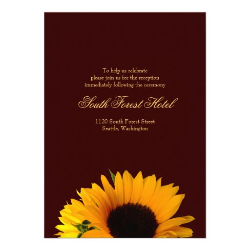 Fall Wedding Invitation
