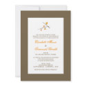 Fall Wedding Invitation - Bittersweet invitation