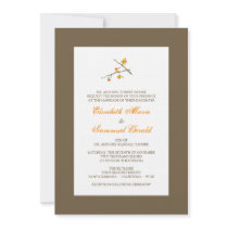 Fall Wedding Invitation - Bittersweet