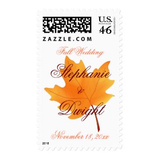 Fall Wedding stamp