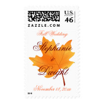 Fall Wedding Postage
