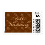 Fall Wedding Postage