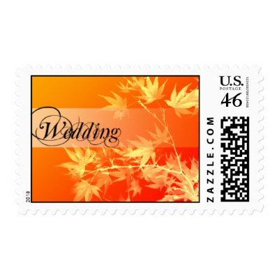 Fall Wedding Stamps