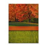 Fall Wedding Postcard