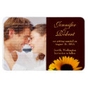 Fall Wedding Save the Date Magnet