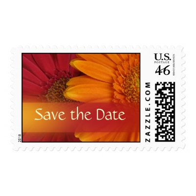 Fall Wedding Save the Date Stamps