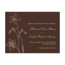 Fall Wedding Save the Date postcards by DioSelina Fall Wedding Save the Date postcards