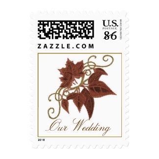 Fall Wedding Stamps stamp