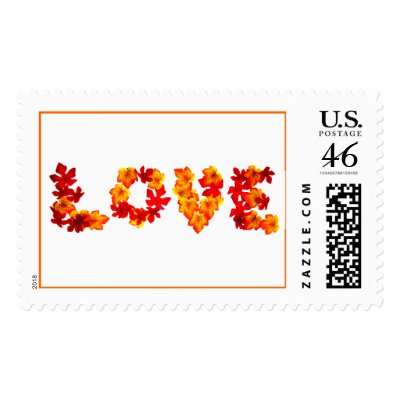 Fall Weddings Save The Date Postage Stamps