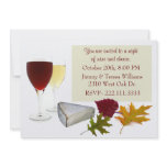 Fall Wine and Cheese Party Invitation