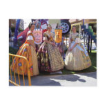 Fallas Ladies. Postcard