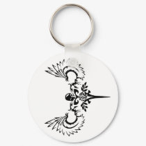 Fallen Angel Design Studio logo keychains