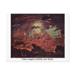 Fallen Angels In Hell By John Martin Post Card