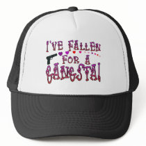 Fallen For Gangsta hats by goldnsun Fallen For Gangsta hats