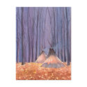 FALLEN LEAVES TIPIS by SHARON SHARPE postcards by sharonsharpe FALLEN LEAVES TIPIS by SHARON SHARPE postcards