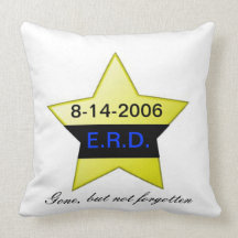 Fallen officer pillow